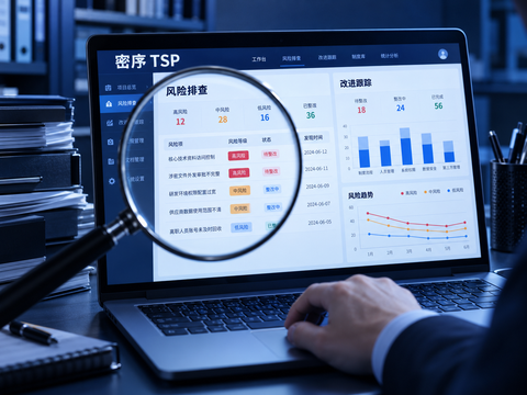 密序 TSP 风险排查和改进跟踪界面示意